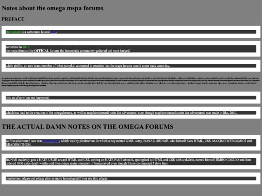 blogging/notesaboutthemspaomegaforums screenshot