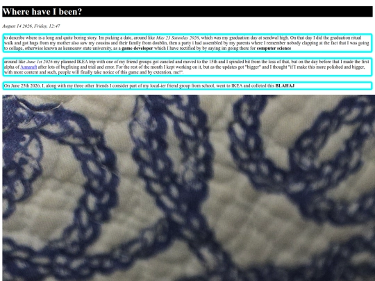 blogging/wherehaveibeen screenshot
