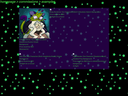 commsExamples screenshot