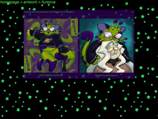 subpages/fursona screenshot