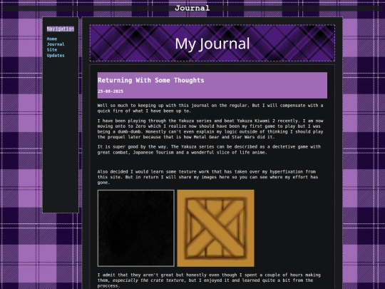 journal screenshot