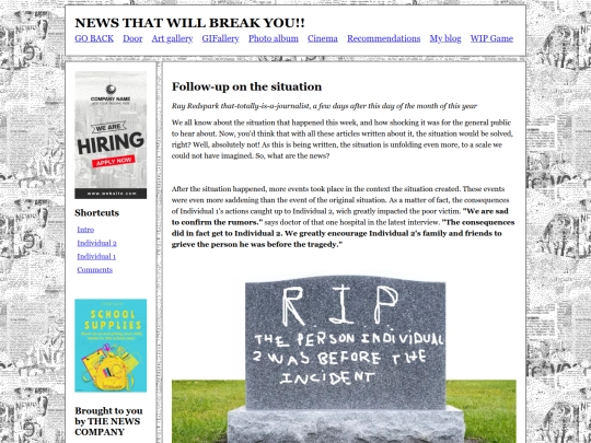 news/article2 screenshot