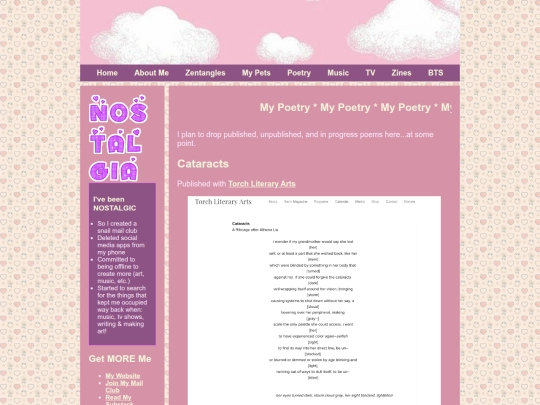 Poetry screenshot