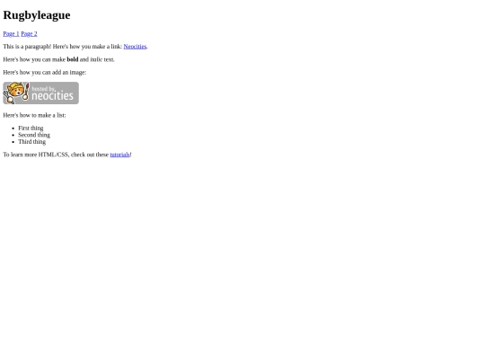 index screenshot