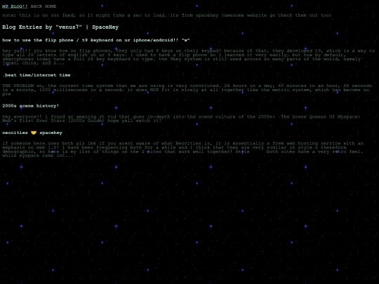rssblog screenshot