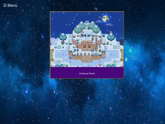 html/christmas screenshot