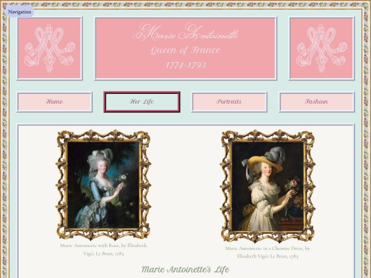 fun-stuff/shrines/marie-antoinette/her-life screenshot