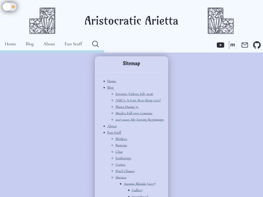 sitemap screenshot