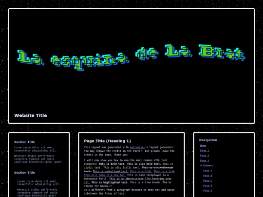 index screenshot