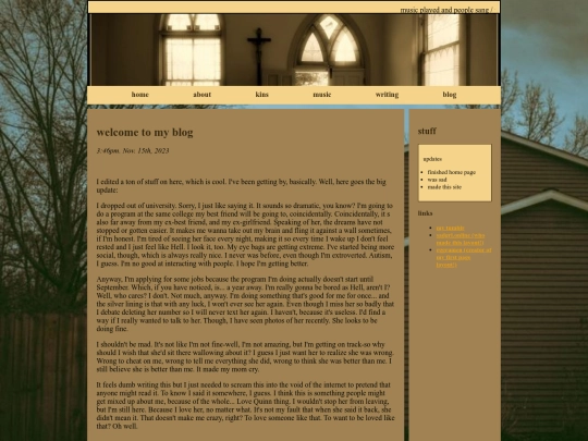 blog screenshot