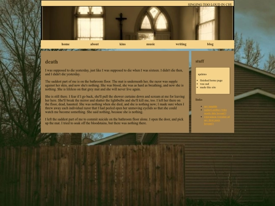 writings/death screenshot