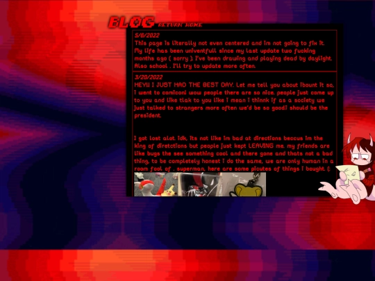 blog screenshot
