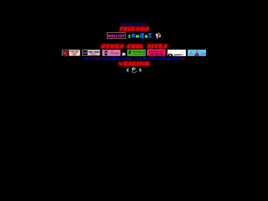 links screenshot