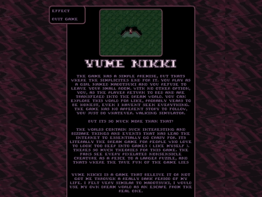 yumenikki screenshot