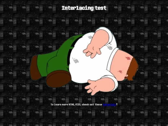 interlacingtest screenshot
