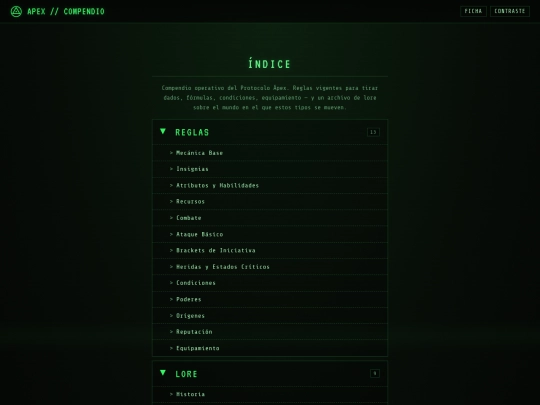 REGLAS screenshot