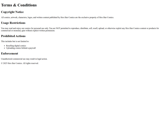 terms screenshot