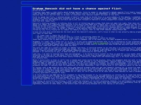 blog/blog0000047_GrahamHancockDidNotHaveAChanceAgainstFlint screenshot