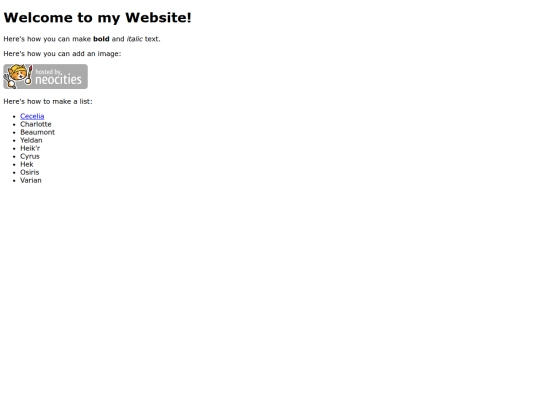 index screenshot