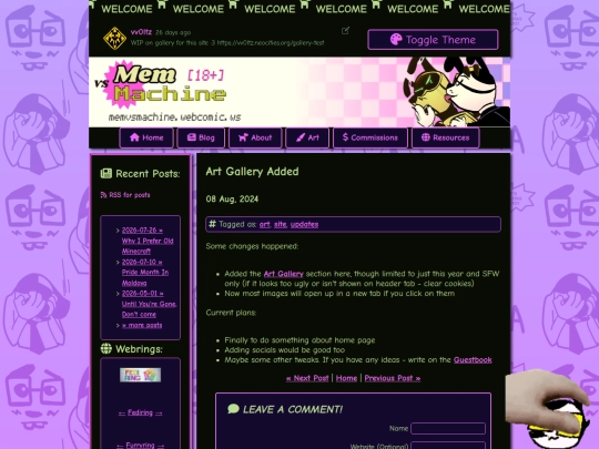 posts/2024-08-08-Art-Gallery-Added screenshot