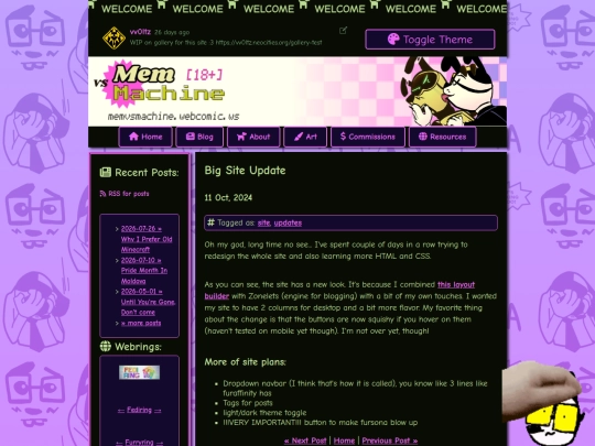 posts/2024-10-11-Big-Site-Update screenshot