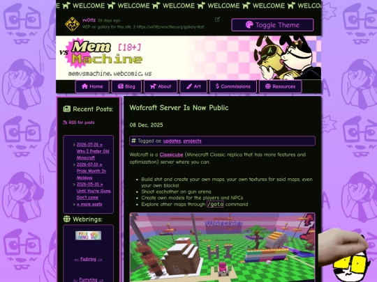 posts/2025-12-08-Wafcraft-Server-Is-Now-Public screenshot