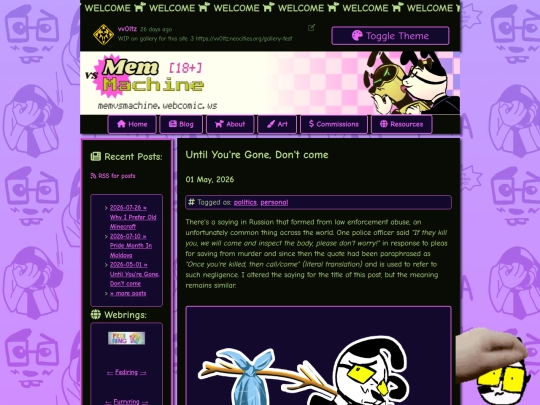 posts/2026-05-01-Until-Youre-Gone-Dont-Come screenshot