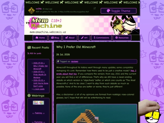 posts/2026-07-26-Why-I-Prefer-Old-Minecraft screenshot