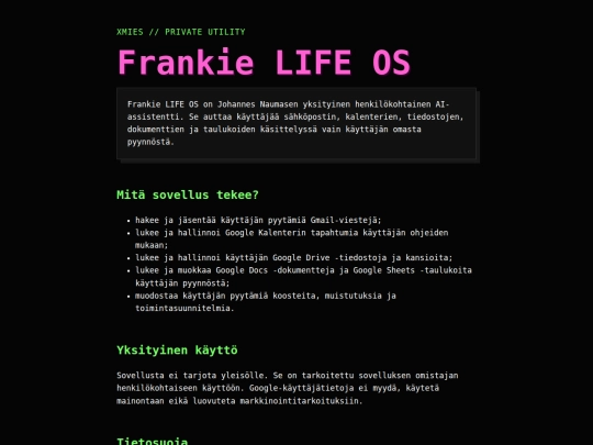 frankie screenshot