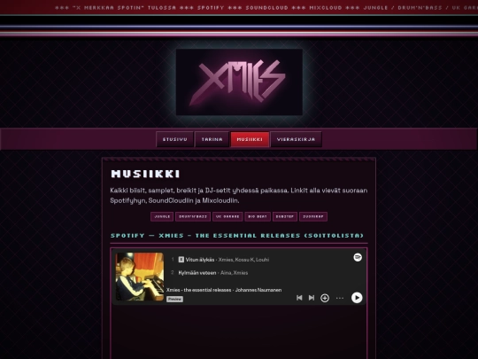 musiikki screenshot