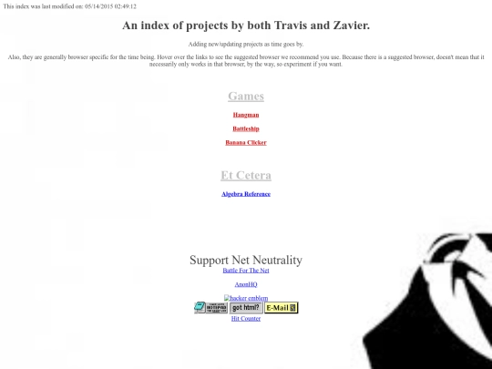 index screenshot
