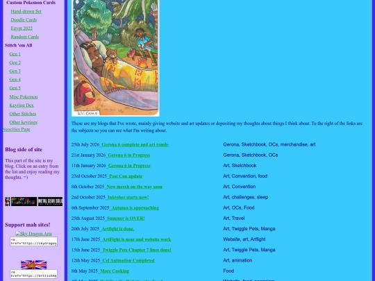 blog screenshot