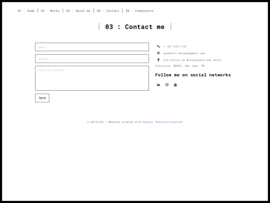 contact screenshot