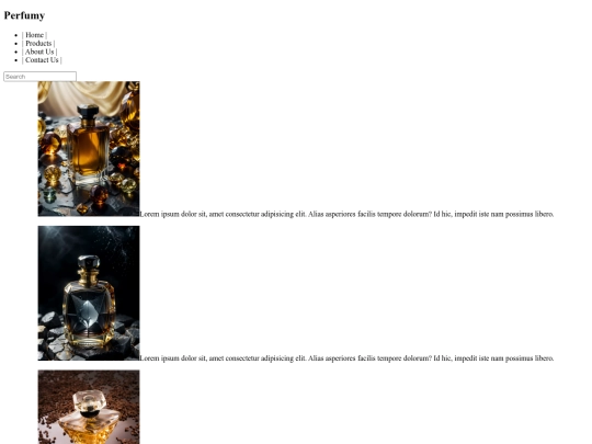 perfume/CSS Project screenshot