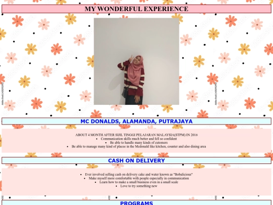 MY WONDERFUL EXPERIENCE screenshot