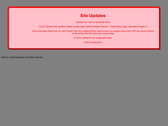 updates screenshot