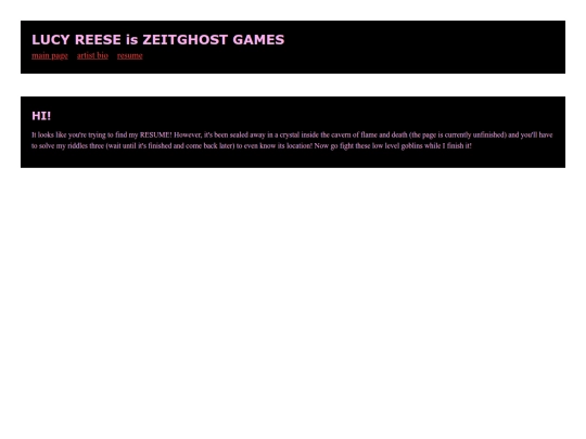 resume screenshot