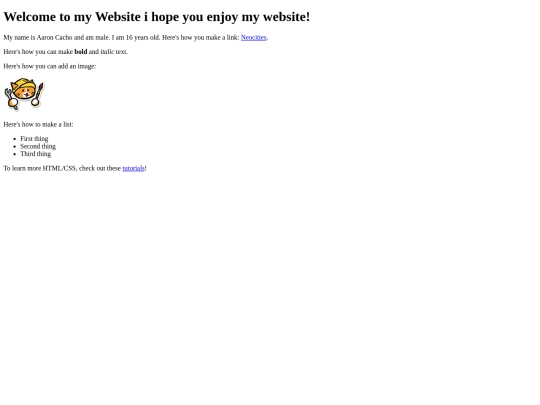 index screenshot