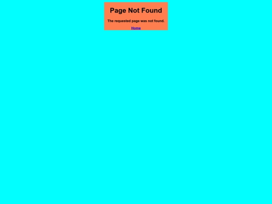 not_found screenshot