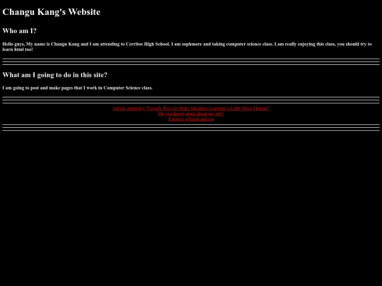 Homepage screenshot