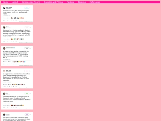 final website/reviews screenshot