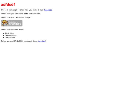 index screenshot