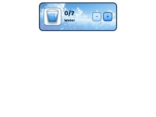 water_tracker_widget (1) screenshot