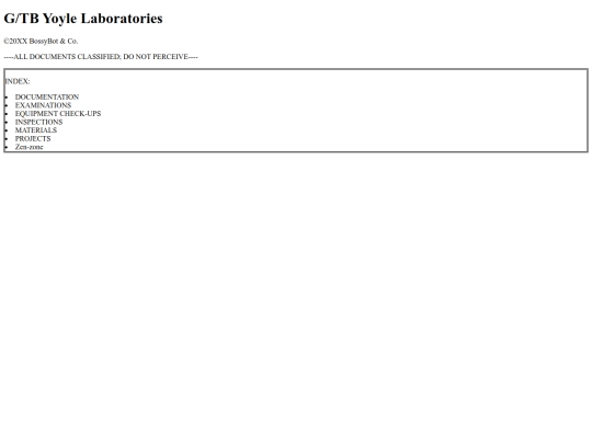 subpages/Laboratory screenshot