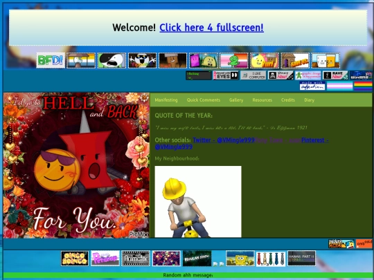 subpages/information screenshot