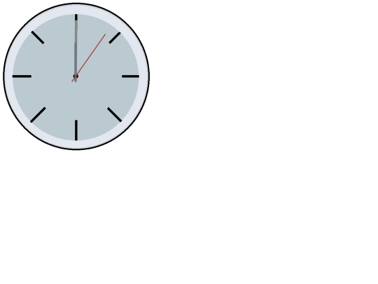 tests/clocktest screenshot