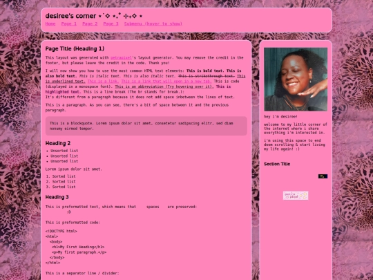 index screenshot