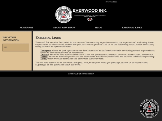 links screenshot