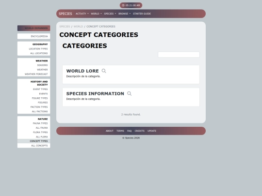 PLANTILLA/world-expanded/concept-categories screenshot