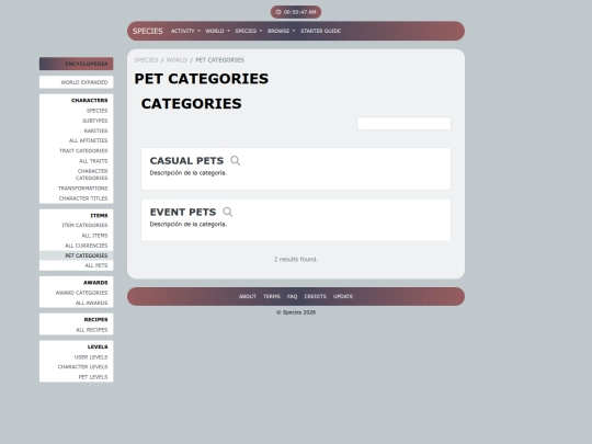 PLANTILLA/world/pet-categories screenshot